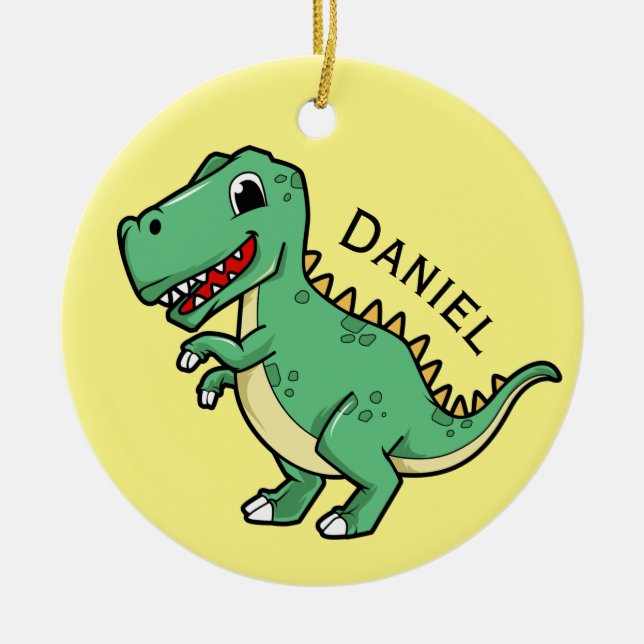 Tyrannosaurus Rex Dinosaur Ornament (Front)