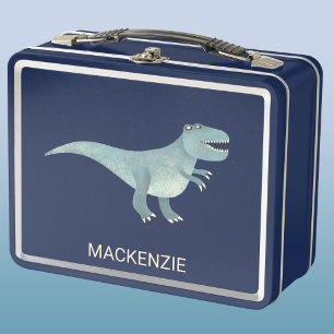 Tyrannosaurus Rex Dinosaur Personalized Metal Lunch Box