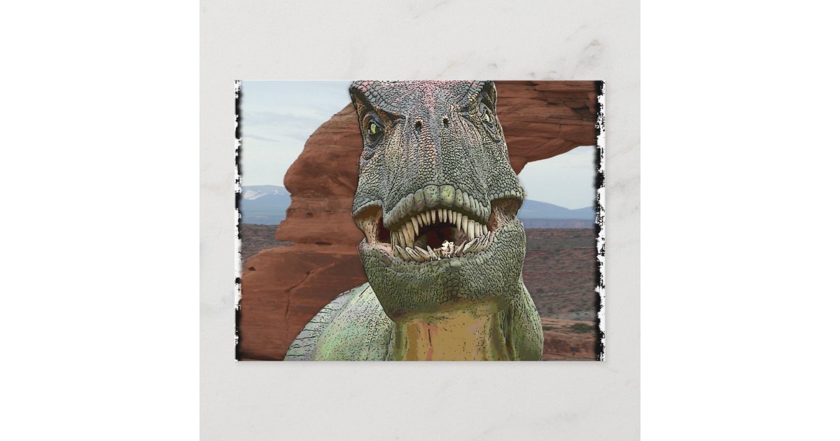 Rex Postcards Tyrannosaurus Rex Dinosaur Postcard | Zazzle