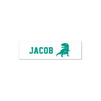 Tyrannosaurus Rex Dinosaur Silhouette Kids Name