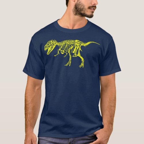 Tyrannosaurus Rex Dinosaur Skeleton Fossil Reptile T_Shirt