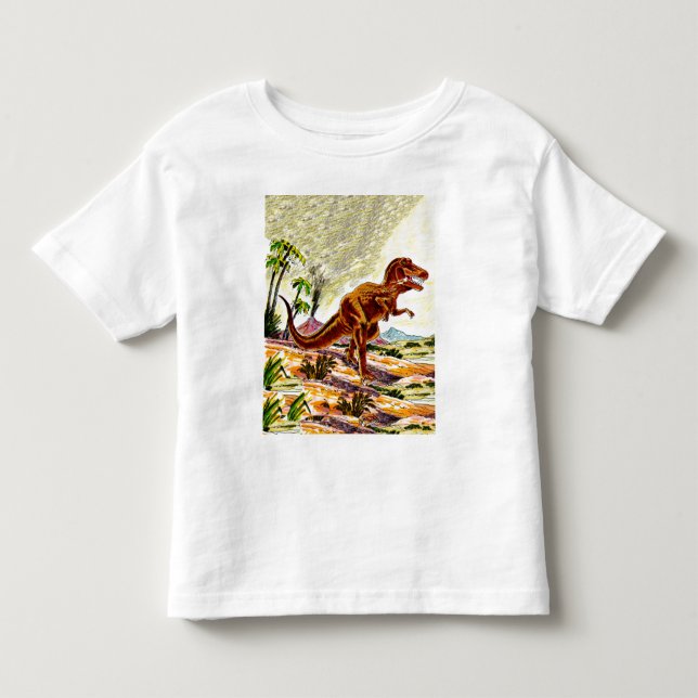 Tyrannosaurus Rex Dinosaur Toddler T-shirt (Front)