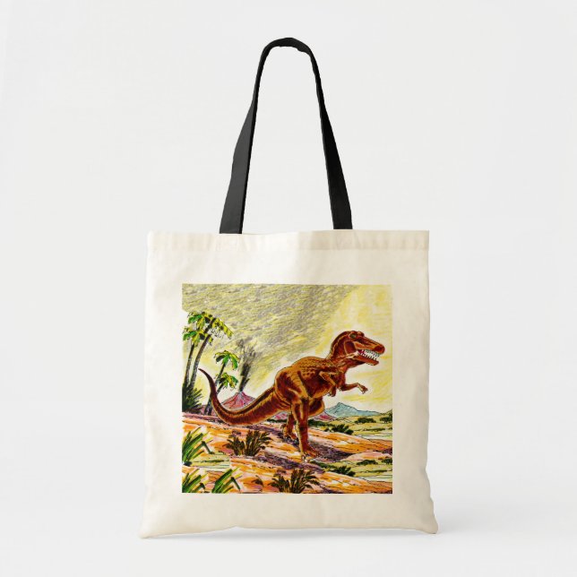Tyrannosaurus Rex Dinosaur Tote Bag (Front)