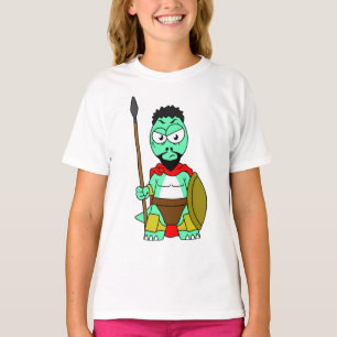 Tyrannosaurus Rex Dressed As Leonidas. T-Shirt