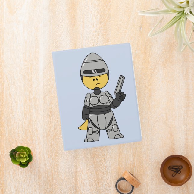 Tyrannosaurus Rex Dressed As Robocop. Mini Binder (InSitu)