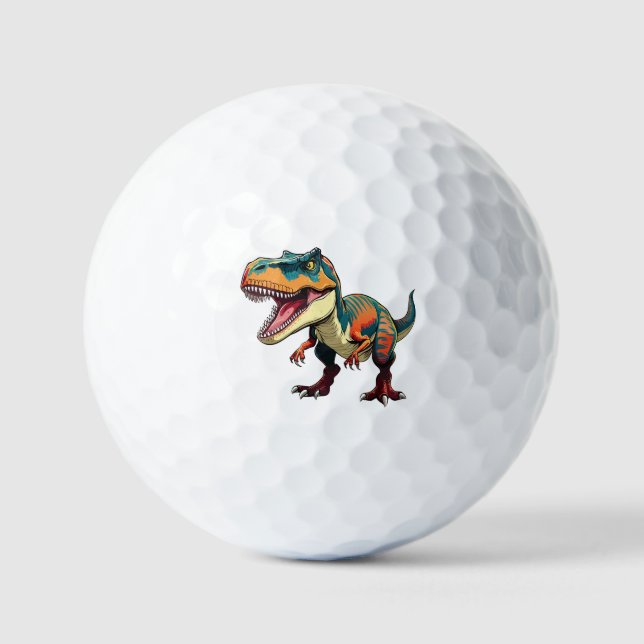 Tyrannosaurus Rex Golf Balls (Front)