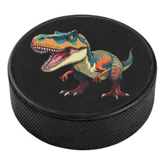 Tyrannosaurus Rex Hockey Puck