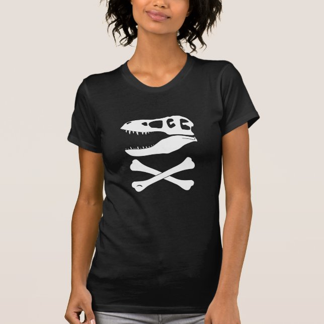 Tyrannosaurus rex Jolly Roger T-Shirt (Front)