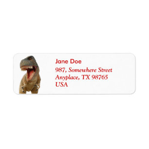 Tyrannosaurus Rex Label