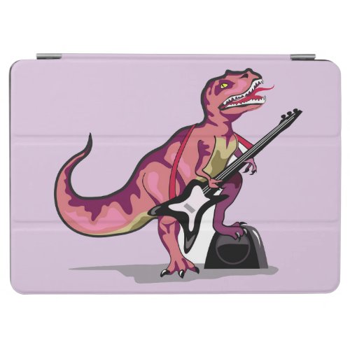 Tyrannosaurus Rex Playing The Guitar iPad Air Cover