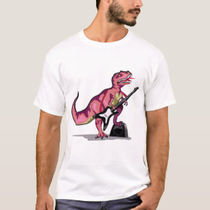 Tyrannosaurus Rex Playing The Guitar. T-Shirt