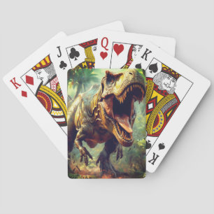 Tyrannosaurus Rex  Poker Cards