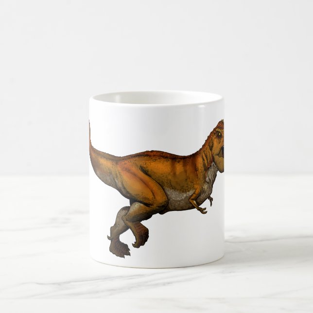 Tyrannosaurus Rex Running T-Rex Coffee Mug (Center)