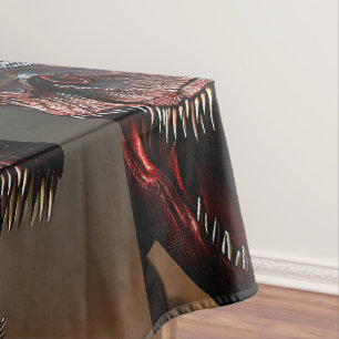 Tyrannosaurus Rex Scary Face,  Tablecloth