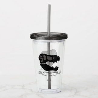 Tyrannosaurus Rex Skull Acrylic Tumbler