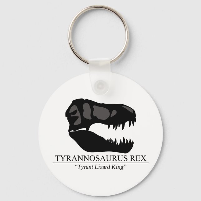 Tyrannosaurus Rex Skull Keychain (Front)