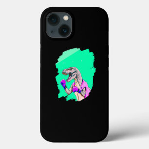 Tyrannosaurus Rex T Rex Boxing Cool Funny Dinosaur iPhone 13 Case