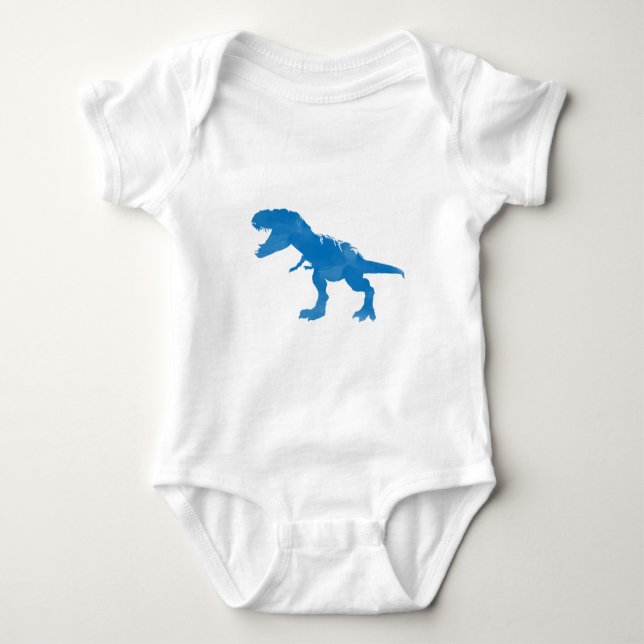 Tyrannosaurus Rex T Rex Dinosaur  Baby Bodysuit (Front)