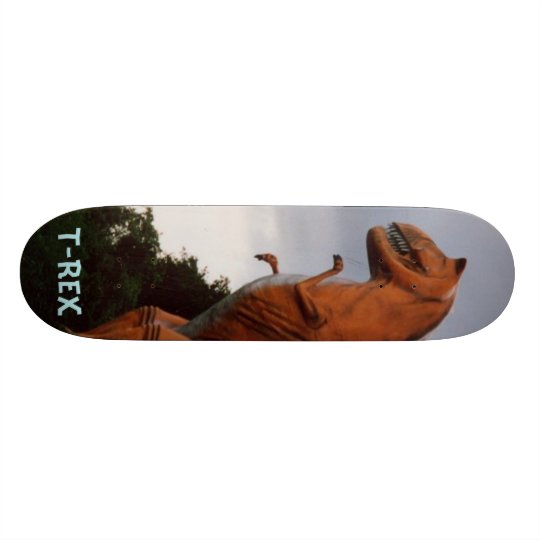 Tyrannosaurus Rex T-Rex Dinosaur skateboard deck | Zazzle.com