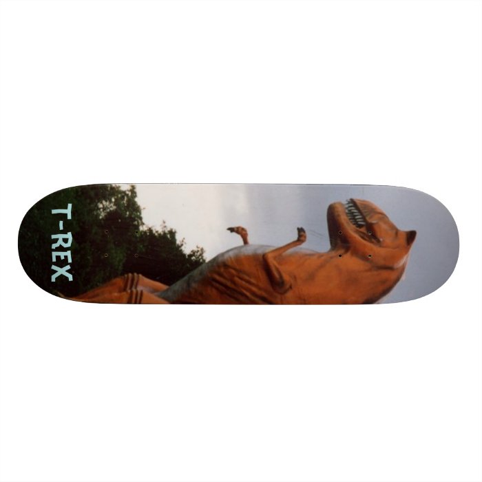 Tyrannosaurus Rex TRex Dinosaur skateboard deck Zazzle