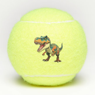 Tyrannosaurus Rex Tennis Balls