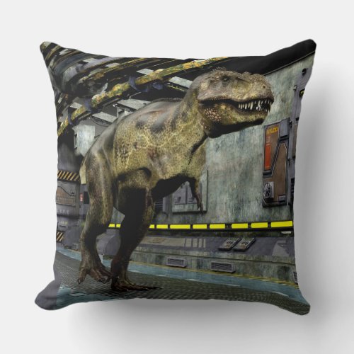Tyrannosaurus Rex Throw Pillow