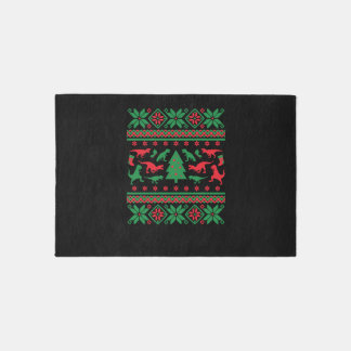 Tyrannosaurus Rex Ugly Christmas Sweater - Trex Ug Rug