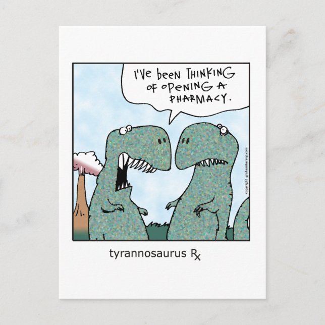 Tyrannosaurus Rx Postcard (Front)