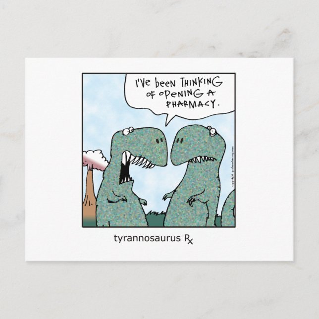 Tyrannosaurus Rx Postcard (Front)