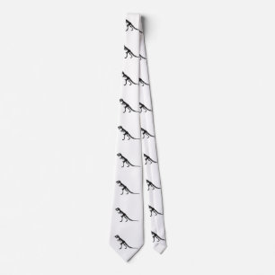 Tyrannosaurus Skeleton - Choose background color Neck Tie