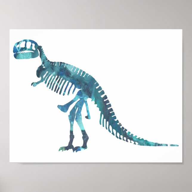 Tyrannosaurus skeleton poster (Front)