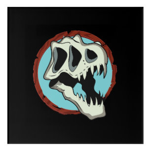 Tyrannosaurus Skull Acrylic Print
