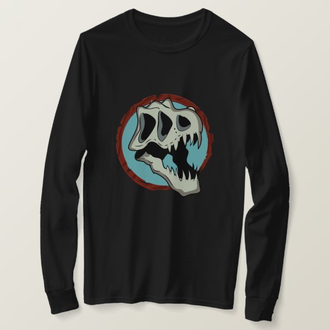 Tyrannosaurus Skull T-Shirt (Design Front)