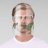 Tyrannosaurus T-Rex Dinosaur Battle Face Shield (Insitu)