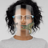 Tyrannosaurus T-Rex Dinosaur Battle Face Shield (Insitu)
