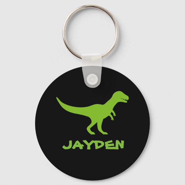 Tyrannosaurus t rex dinosaur keychain for kids (Front)