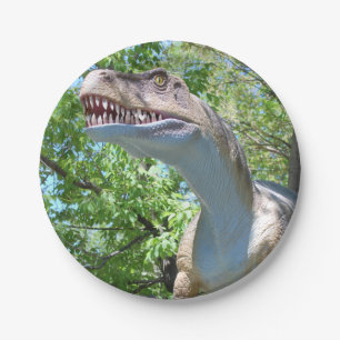 Tyrannosaurus T-Rex Dinosaur Paper Plates