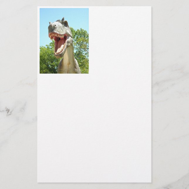 Tyrannosaurus T-Rex Dinosaur Stationery (Front)