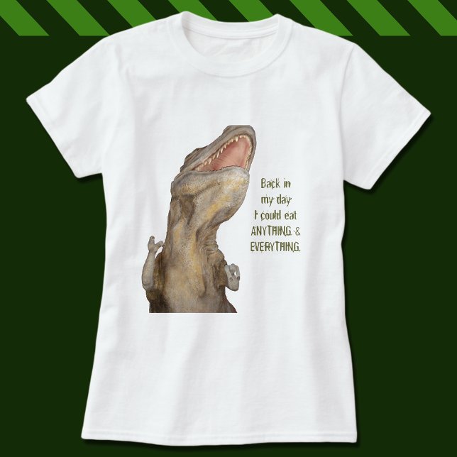 Tyrannosaurus T-Rex Dinosaur Tri-Blend Shirt (Creator Uploaded)