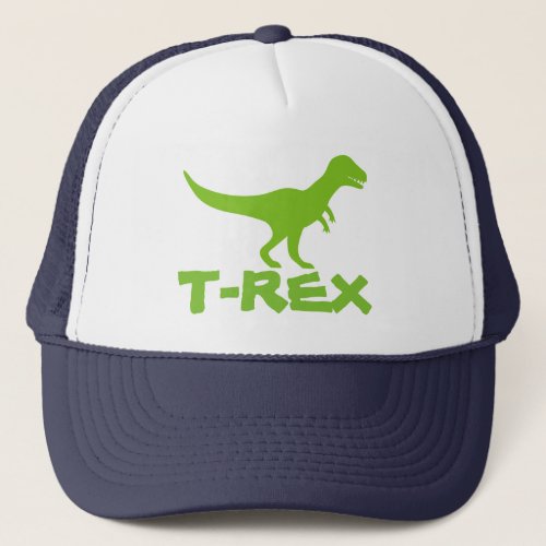 Tyrannosaurus T Rex dinosaur trucker hat for kids