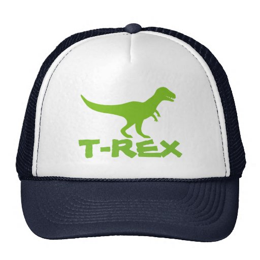 Tyrannosaurus T Rex dinosaur trucker hat for kids | Zazzle