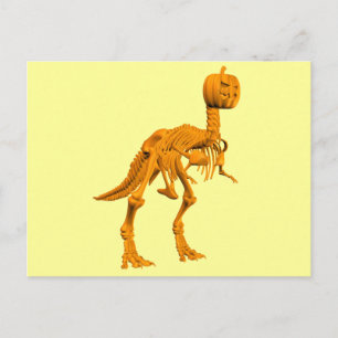 Tyrannosaurus tricktreatus postcard