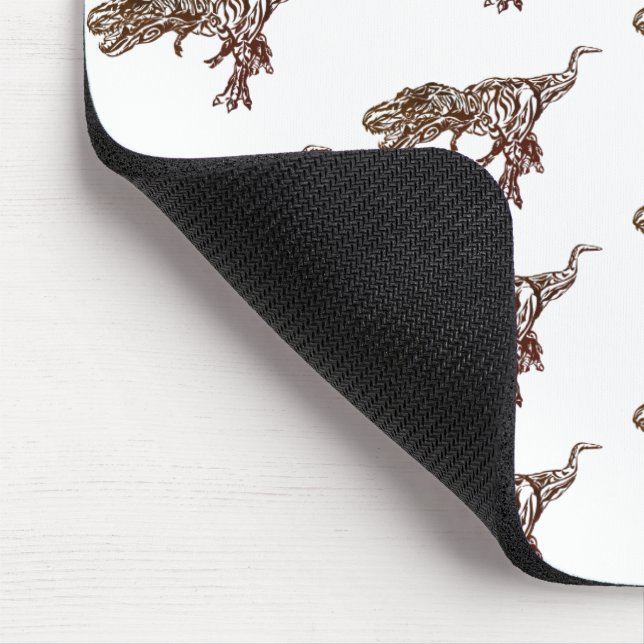 Tyrannosaurus－Trival-style design マウスパッド Mouse Pad (Corner)