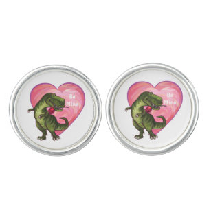 Tyrannosaurus Valentine's Day Cufflinks