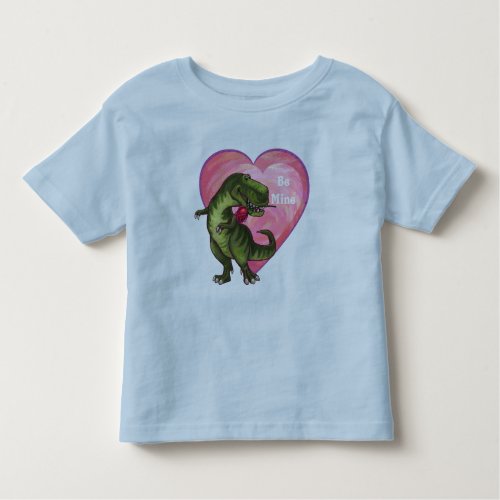 Tyrannosaurus Valentines Day Toddler T_shirt