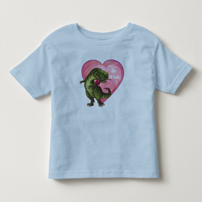 Tyrannosaurus Valentine's Day Toddler T-shirt (Front)