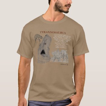 Tyrannosaurus Your Inner Dinosaur Shirt Greg Paul by Eonepoch at Zazzle