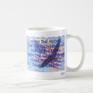 TYRANNY VS. LIBERTY COFFEE MUG