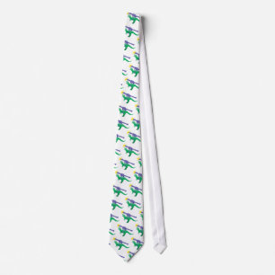 Tyranosaur rocket launcher neck tie