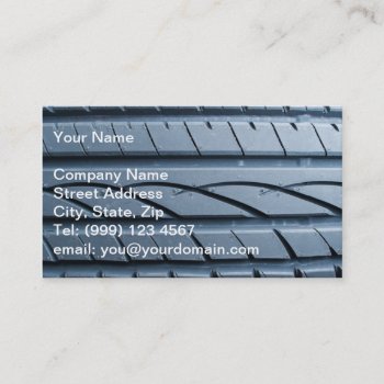 Tyre Business Card by sponner at Zazzle